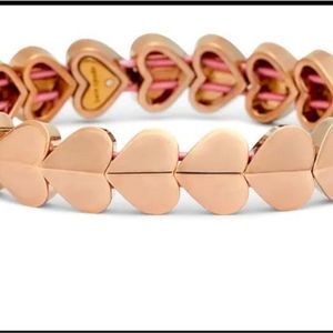 Katespade Rose gold heart bracelet